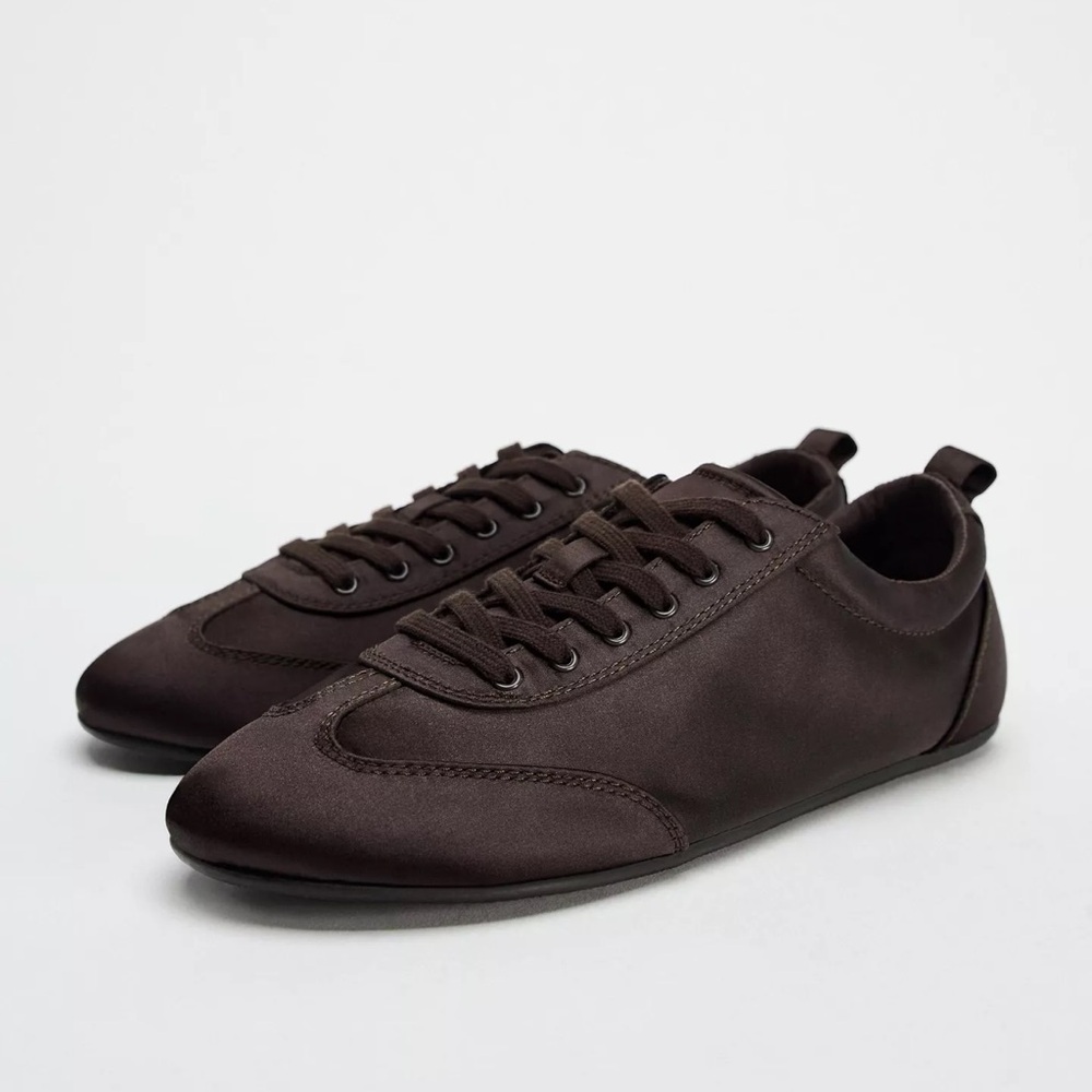 Womens Brown Casual Sneakers